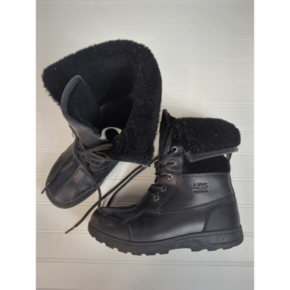 UGG Butte ll CWR Black Waterproof Snow Boot 5 - Picture 1 of 9
